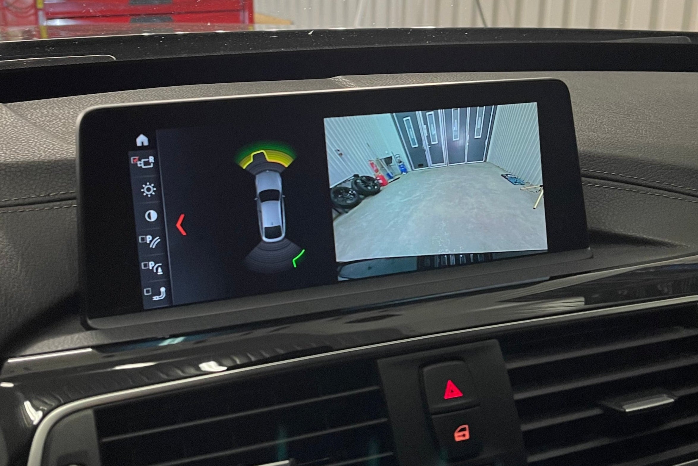 Eftermontering av backkamera BMW