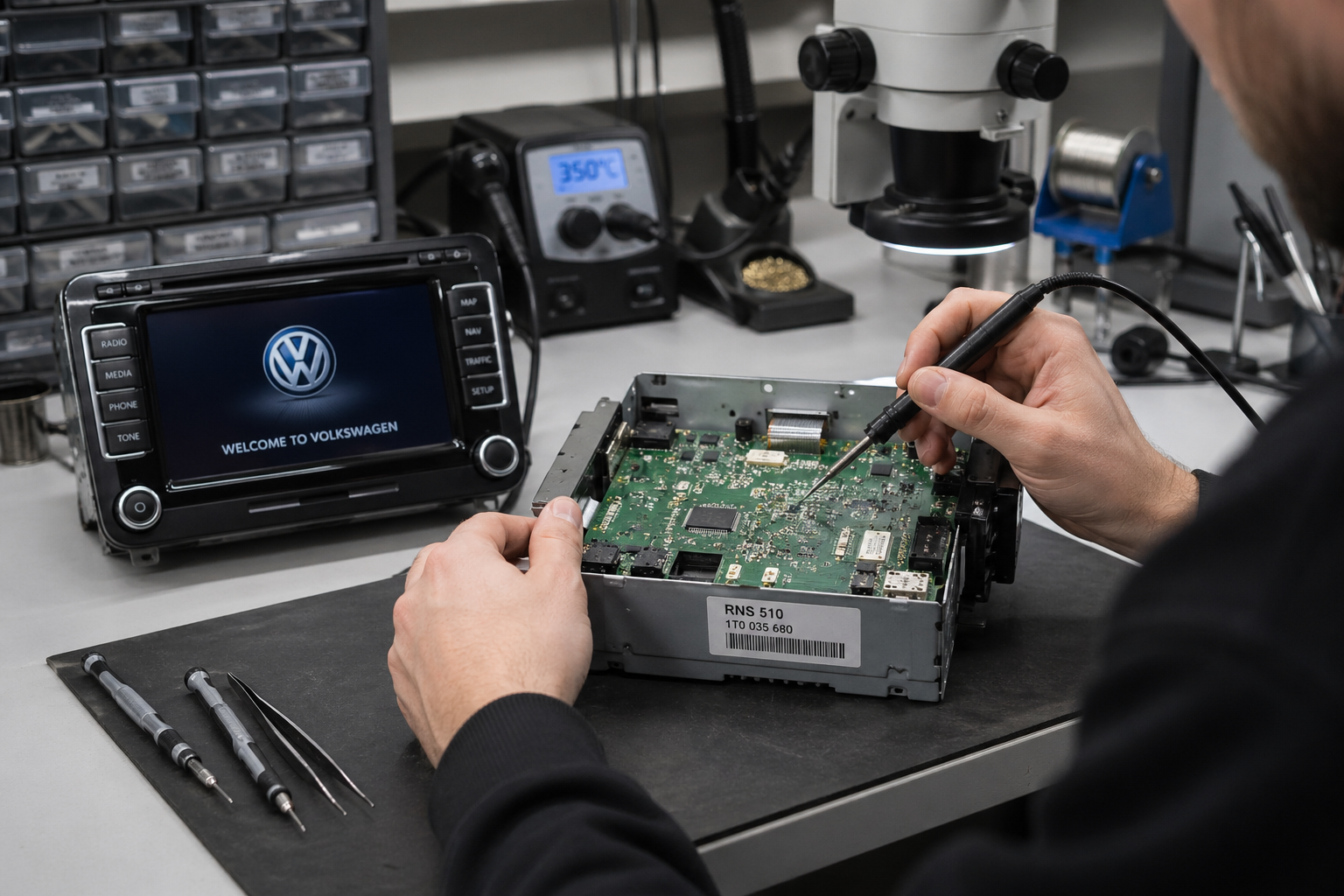 Volkswagen RNS-510 reparation